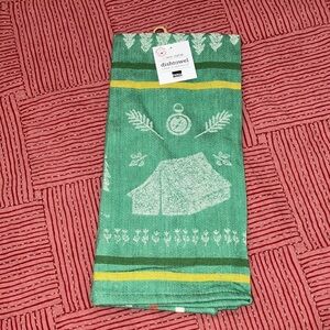 NWT Dishtowel by Now Designs cabin /camp / forest theme